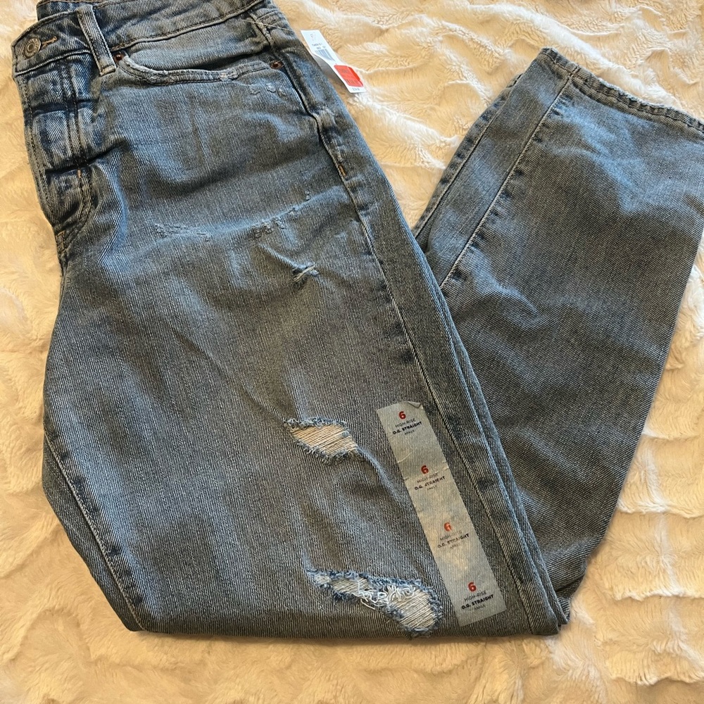 NWT OG STRAIGHT JEANS OLD NAVY SIZE 6